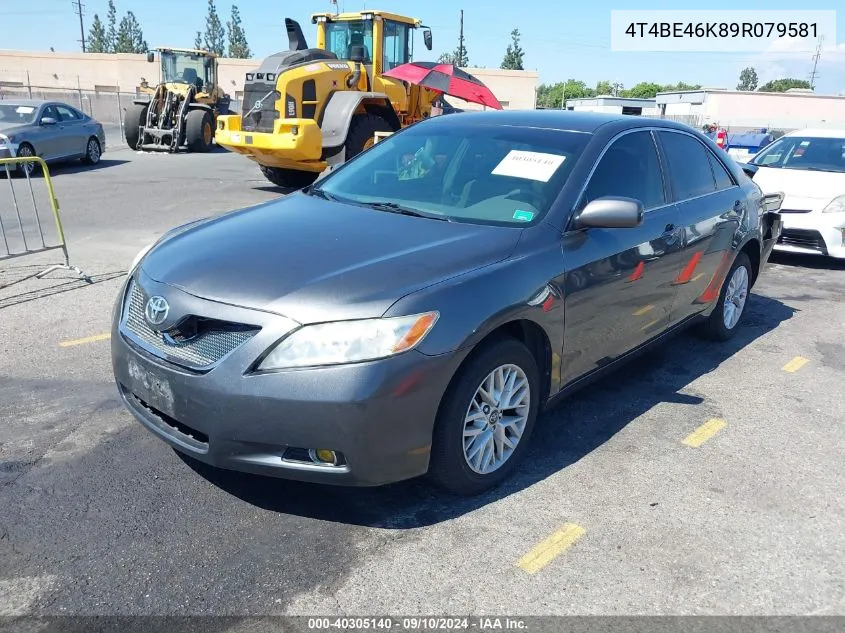 4T4BE46K89R079581 2009 Toyota Camry Le