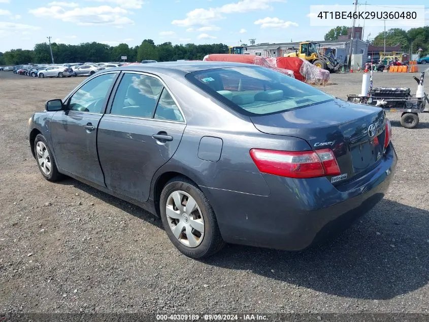 4T1BE46K29U360480 2009 Toyota Camry Le