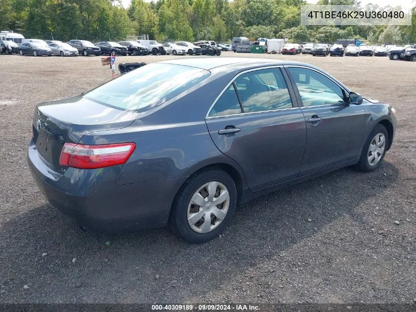 4T1BE46K29U360480 2009 Toyota Camry Le