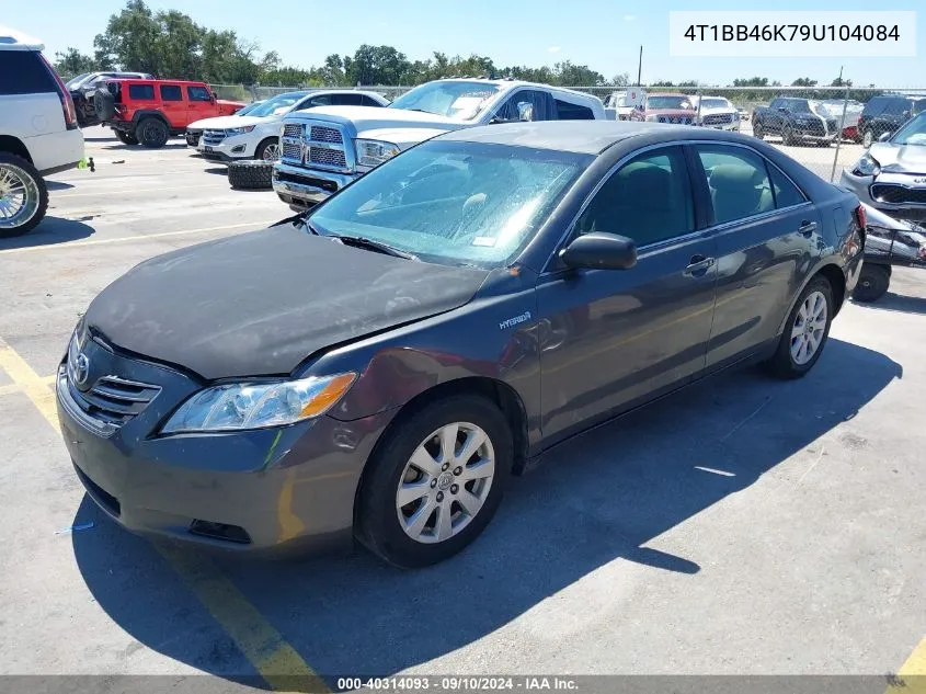 2009 Toyota Camry Hybrid Hybrid VIN: 4T1BB46K79U104084 Lot: 40314093