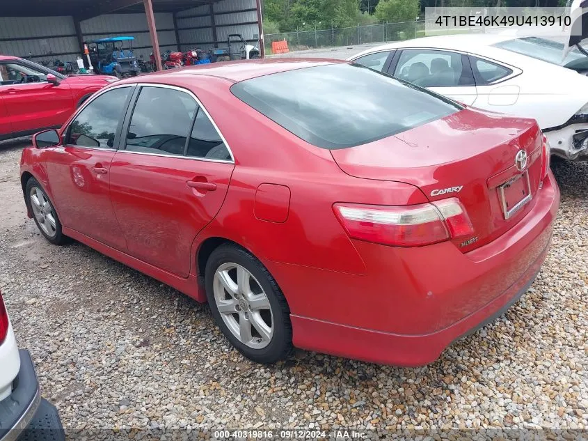 2009 Toyota Camry Se VIN: 4T1BE46K49U413910 Lot: 40319816