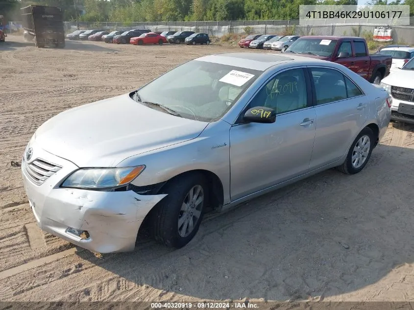 4T1BB46K29U106177 2009 Toyota Camry Hybrid