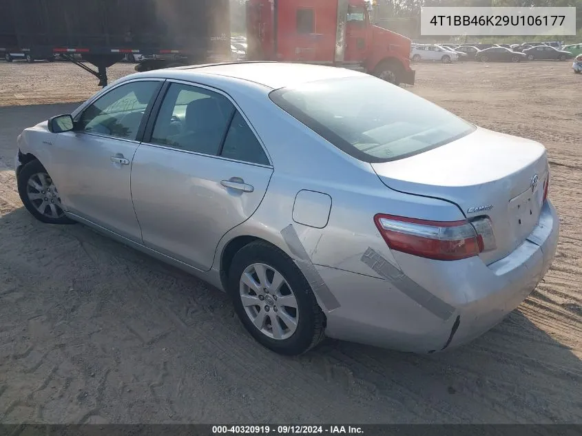 4T1BB46K29U106177 2009 Toyota Camry Hybrid