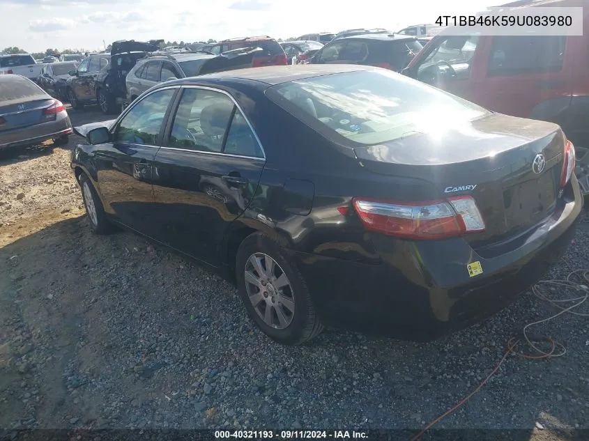 4T1BB46K59U083980 2009 Toyota Camry Hybrid