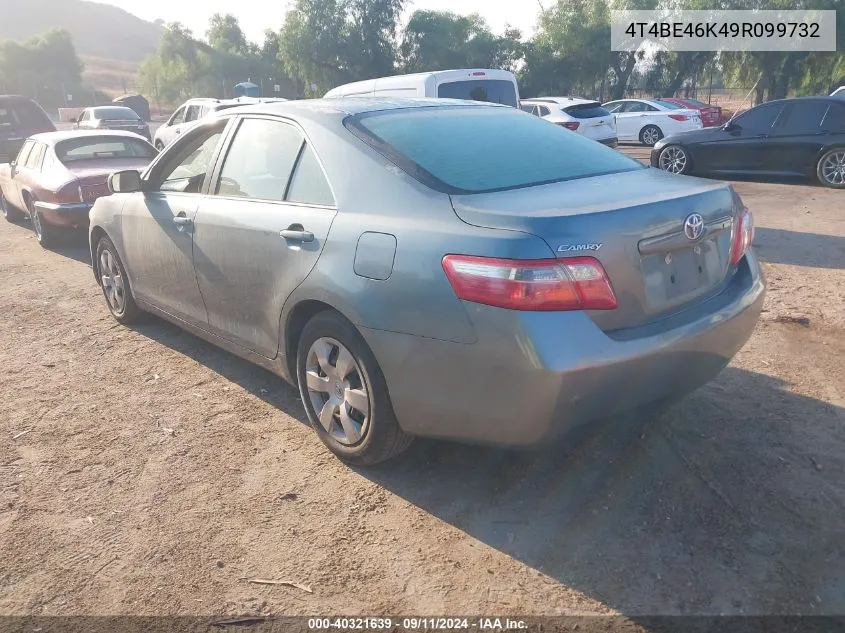 2009 Toyota Camry Le VIN: 4T4BE46K49R099732 Lot: 40321639