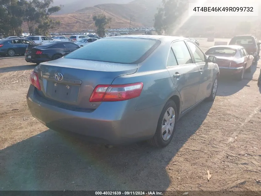 2009 Toyota Camry Le VIN: 4T4BE46K49R099732 Lot: 40321639