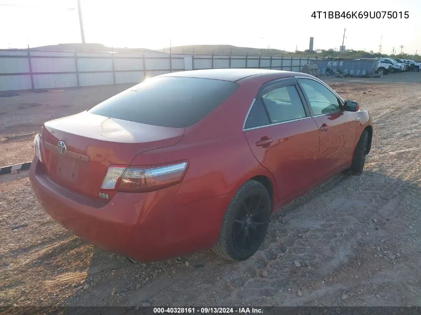 2009 Toyota Camry Hybrid VIN: 4T1BB46K69U075015 Lot: 40328161