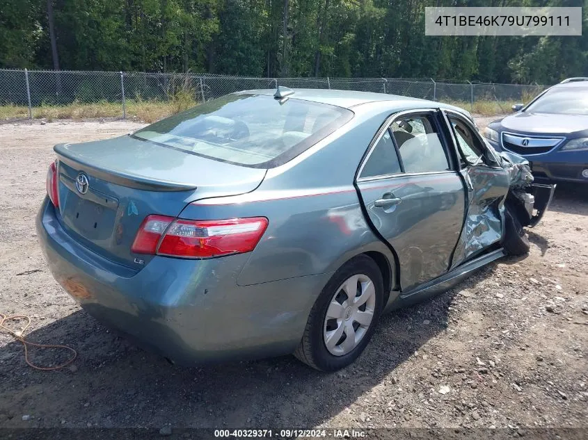 2009 Toyota Camry Le VIN: 4T1BE46K79U799111 Lot: 40329371