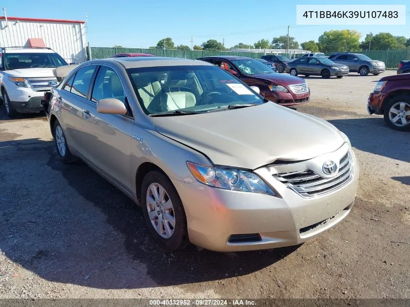 4T1BB46K39U107483 2009 Toyota Camry Hybrid