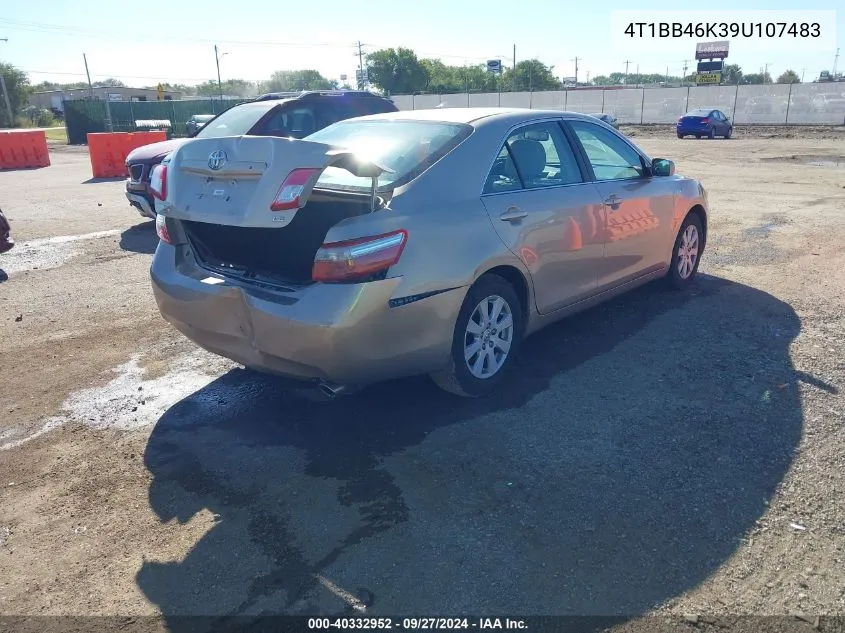 2009 Toyota Camry Hybrid VIN: 4T1BB46K39U107483 Lot: 40332952