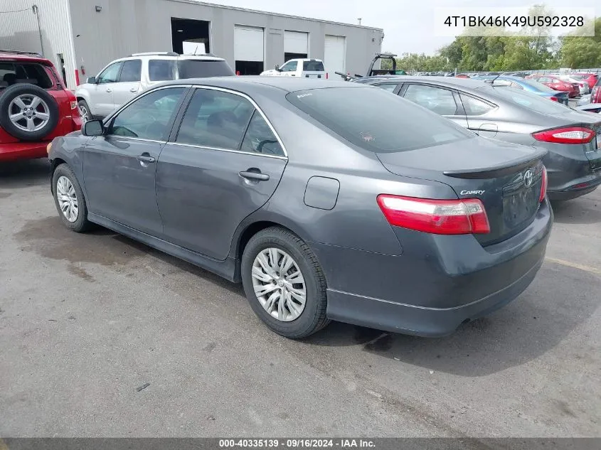 4T1BK46K49U592328 2009 Toyota Camry Se V6