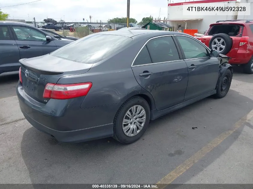 4T1BK46K49U592328 2009 Toyota Camry Se V6