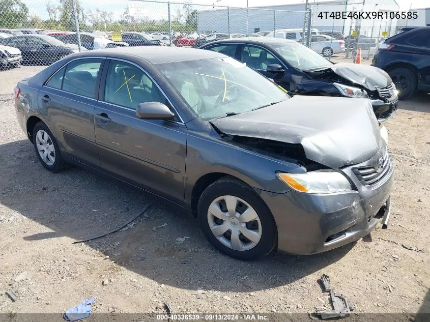 2009 Toyota Camry Se/Le/Xle VIN: 4T4BE46KX9R106585 Lot: 40336539