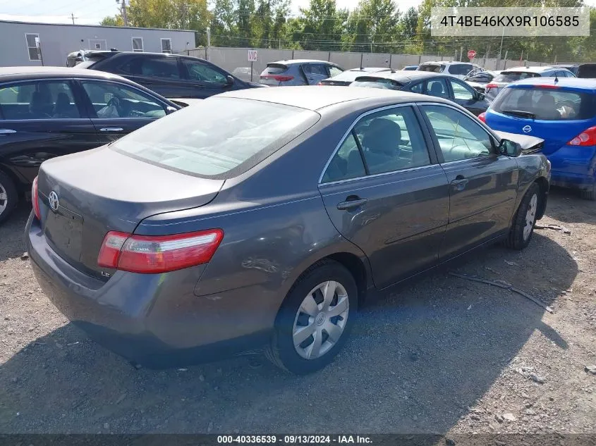 2009 Toyota Camry Se/Le/Xle VIN: 4T4BE46KX9R106585 Lot: 40336539