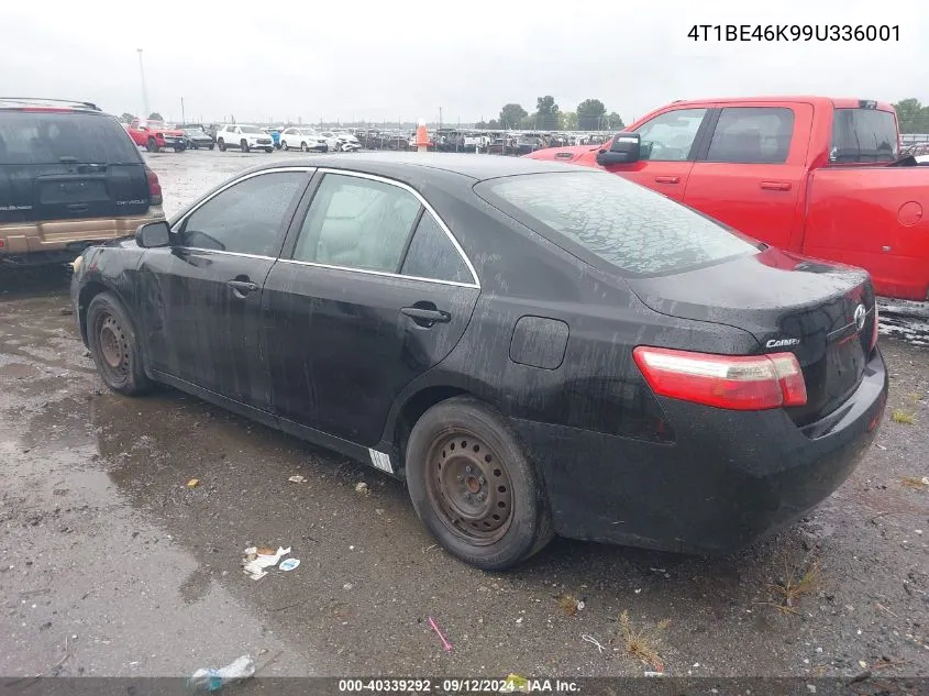 2009 Toyota Camry Se/Le/Xle VIN: 4T1BE46K99U336001 Lot: 40339292