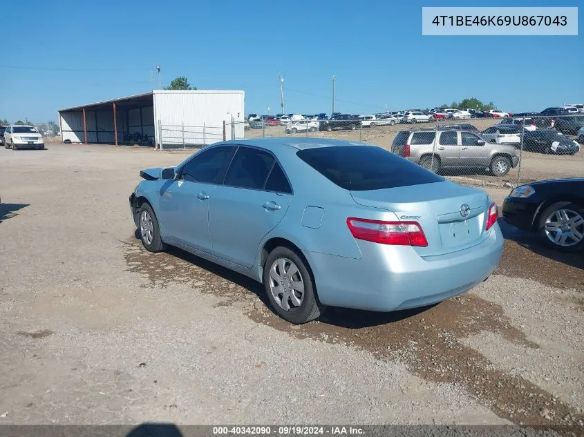 4T1BE46K69U867043 2009 Toyota Camry Le