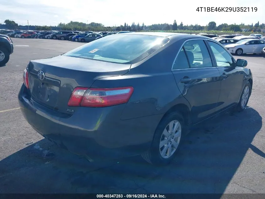 2009 Toyota Camry Se/Le/Xle VIN: 4T1BE46K29U352119 Lot: 40347283