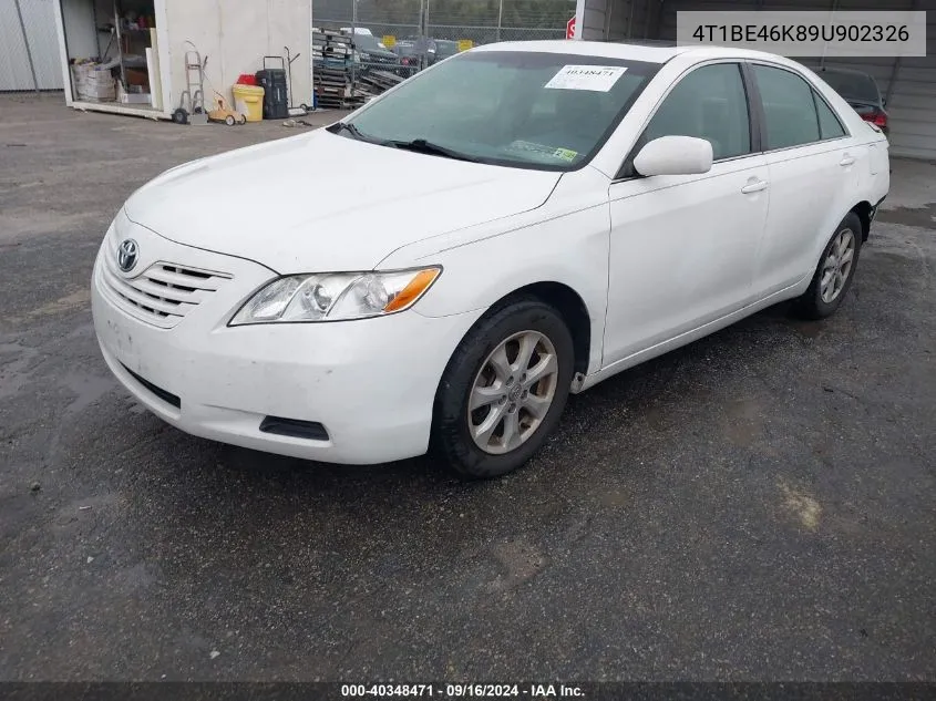 4T1BE46K89U902326 2009 Toyota Camry Le