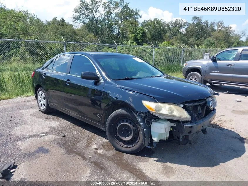 2009 Toyota Camry VIN: 4T1BE46K89U852320 Lot: 40350726