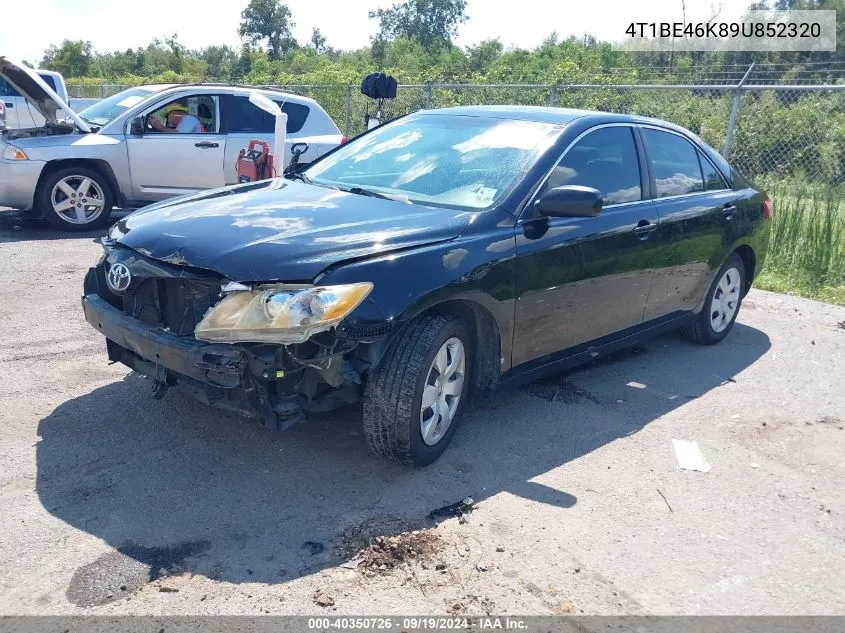 2009 Toyota Camry VIN: 4T1BE46K89U852320 Lot: 40350726