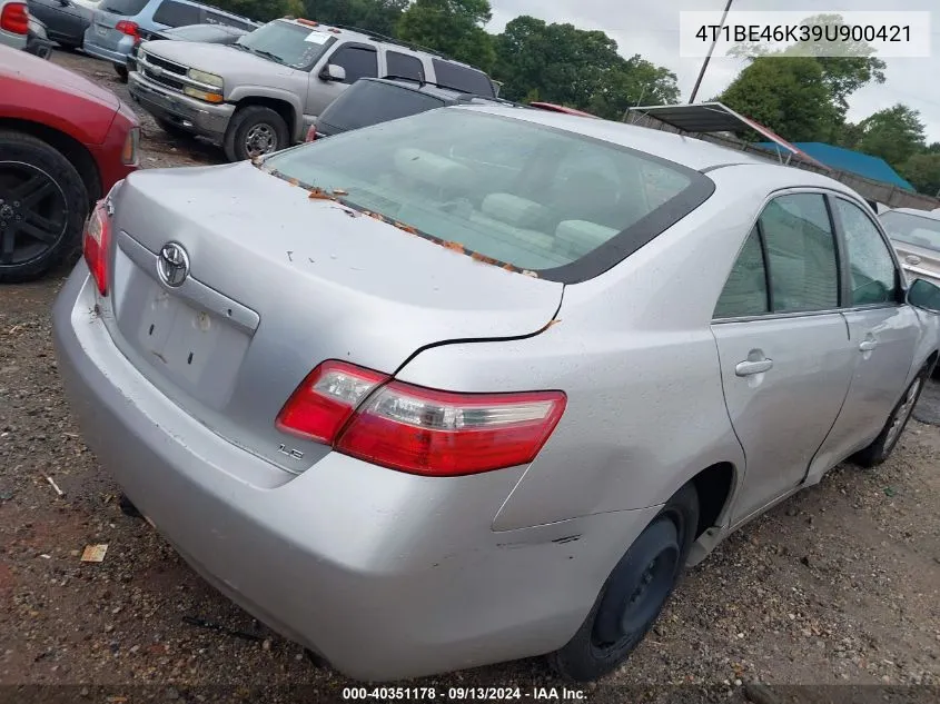 2009 Toyota Camry Le VIN: 4T1BE46K39U900421 Lot: 40351178