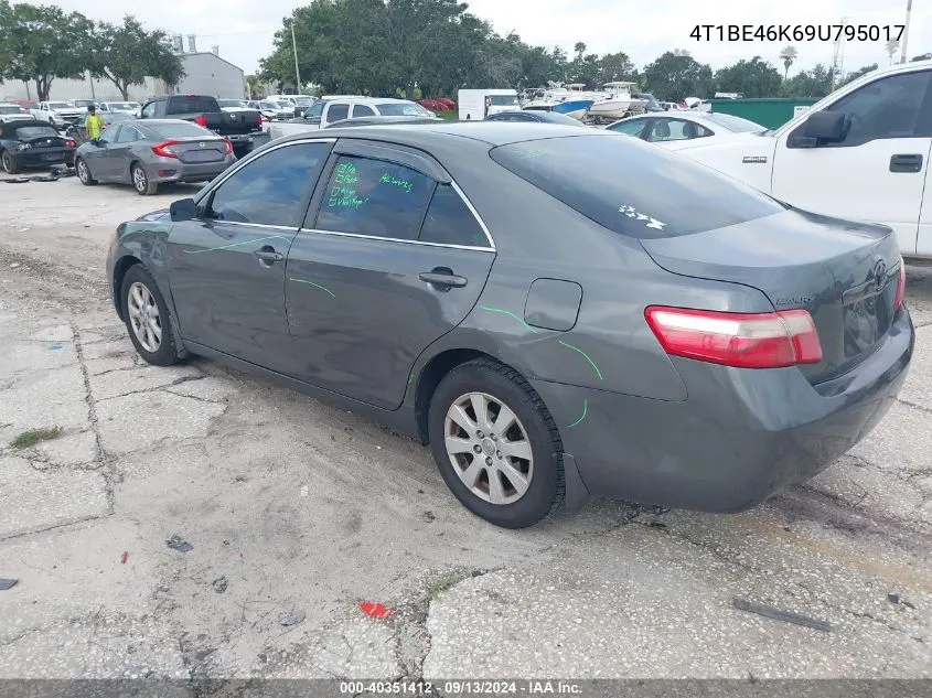 2009 Toyota Camry Le VIN: 4T1BE46K69U795017 Lot: 40351412