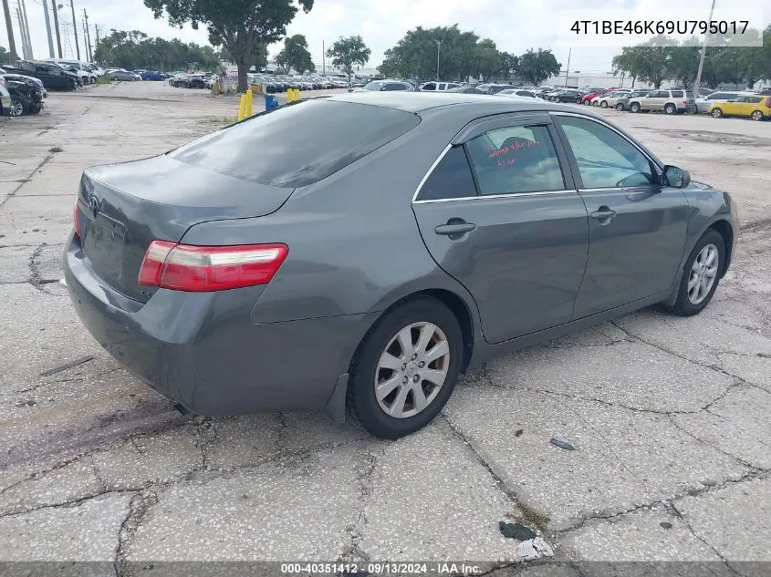 2009 Toyota Camry Le VIN: 4T1BE46K69U795017 Lot: 40351412