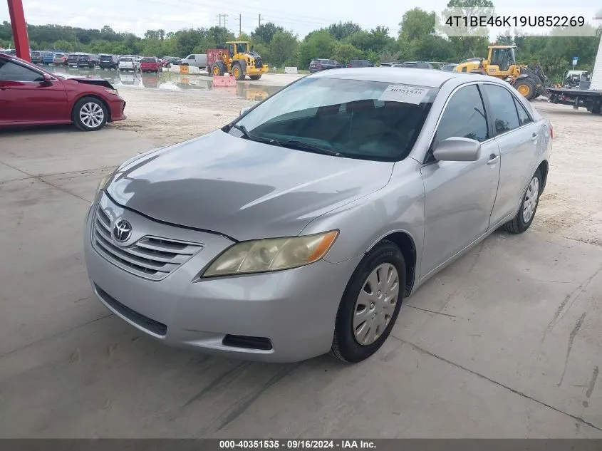 2009 Toyota Camry VIN: 4T1BE46K19U852269 Lot: 40351535