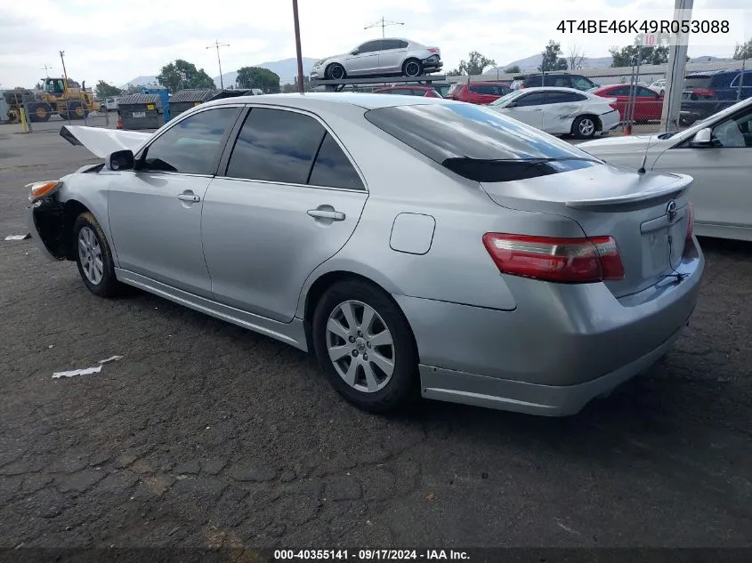 2009 Toyota Camry Le VIN: 4T4BE46K49R053088 Lot: 40355141