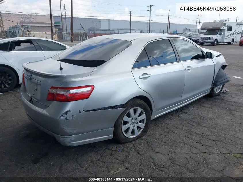 4T4BE46K49R053088 2009 Toyota Camry Le