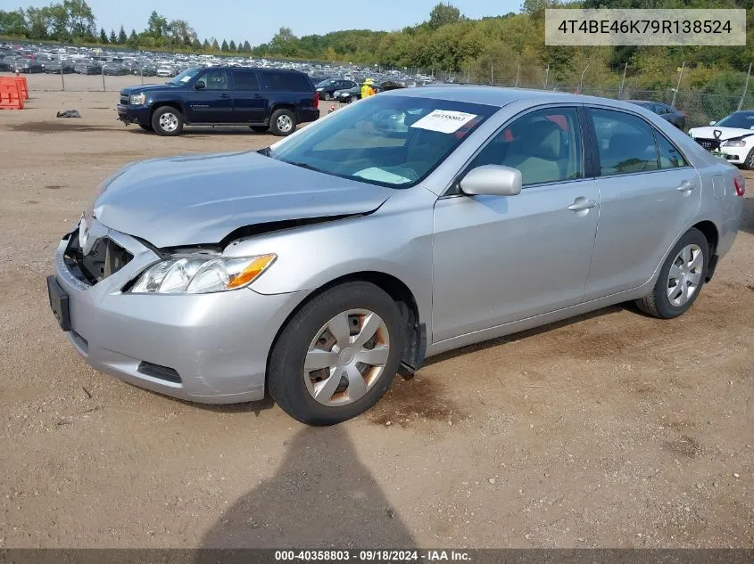 4T4BE46K79R138524 2009 Toyota Camry Le