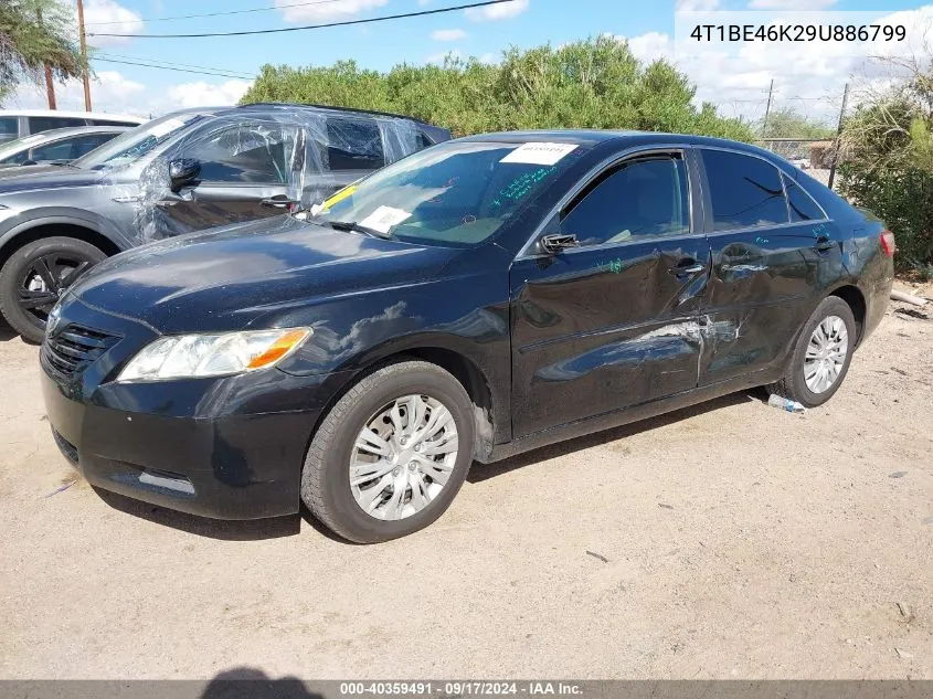 2009 Toyota Camry Le VIN: 4T1BE46K29U886799 Lot: 40359491