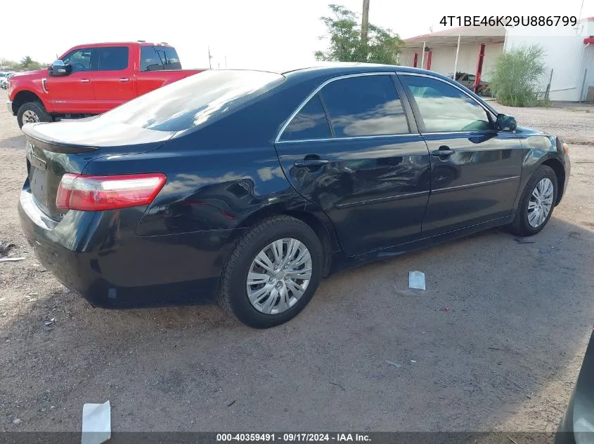 2009 Toyota Camry Le VIN: 4T1BE46K29U886799 Lot: 40359491