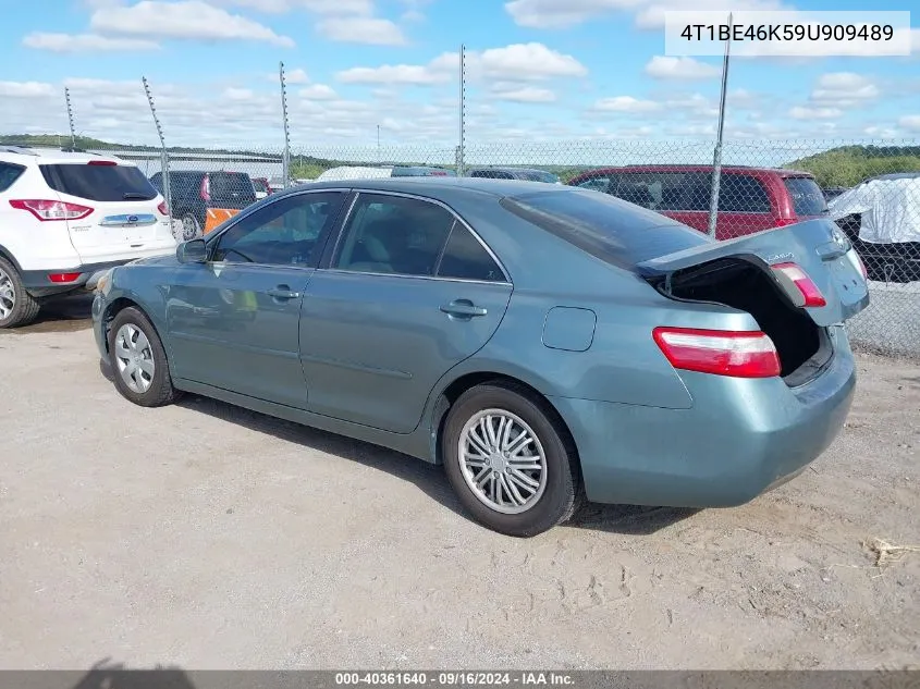 2009 Toyota Camry Le VIN: 4T1BE46K59U909489 Lot: 40361640