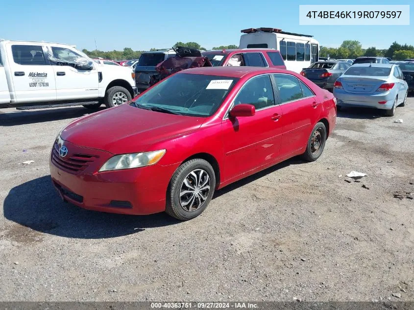 2009 Toyota Camry Se/Le/Xle VIN: 4T4BE46K19R079597 Lot: 40363751