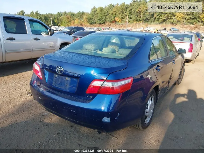 4T4BE46K79R116684 2009 Toyota Camry Se/Le/Xle