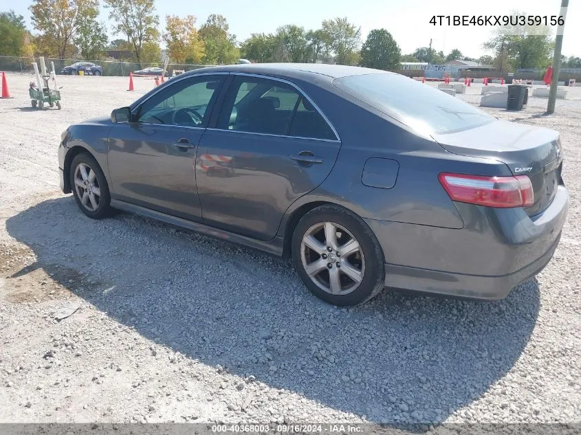 2009 Toyota Camry Se VIN: 4T1BE46KX9U359156 Lot: 40368003