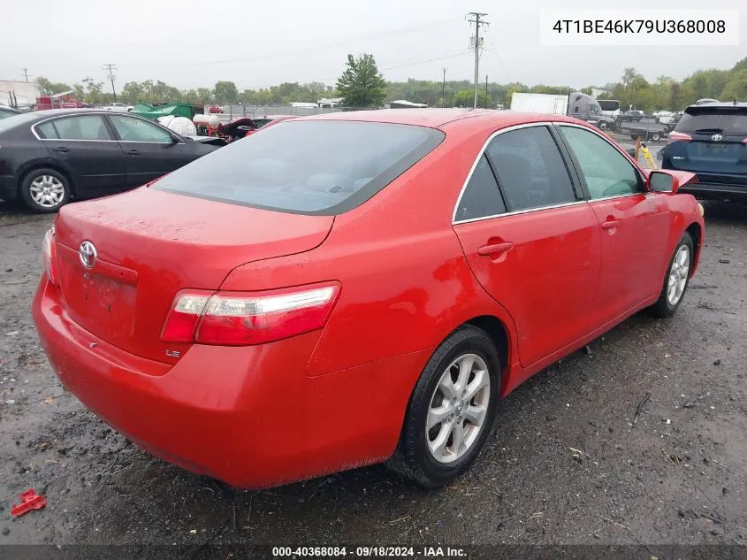 2009 Toyota Camry Se/Le/Xle VIN: 4T1BE46K79U368008 Lot: 40368084