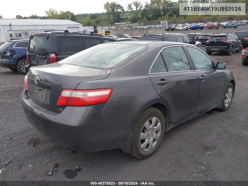 4T1BE46K19U853924 2009 Toyota Camry Le