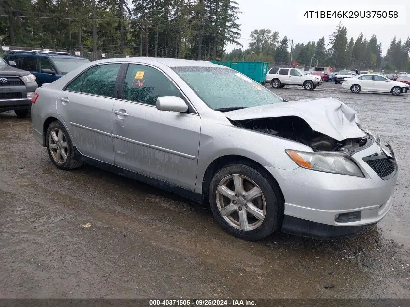 2009 Toyota Camry Se VIN: 4T1BE46K29U375058 Lot: 40371505