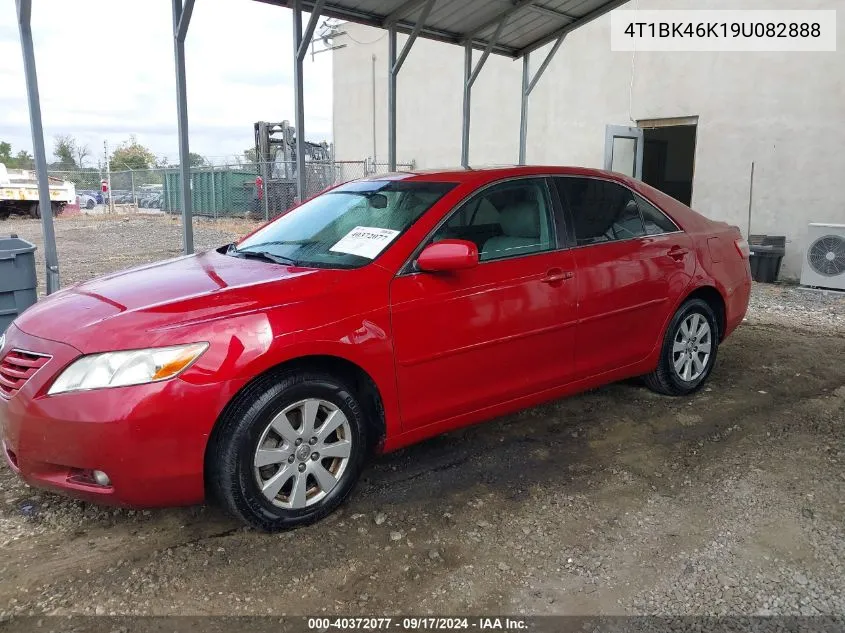 2009 Toyota Camry Xle V6 VIN: 4T1BK46K19U082888 Lot: 40372077