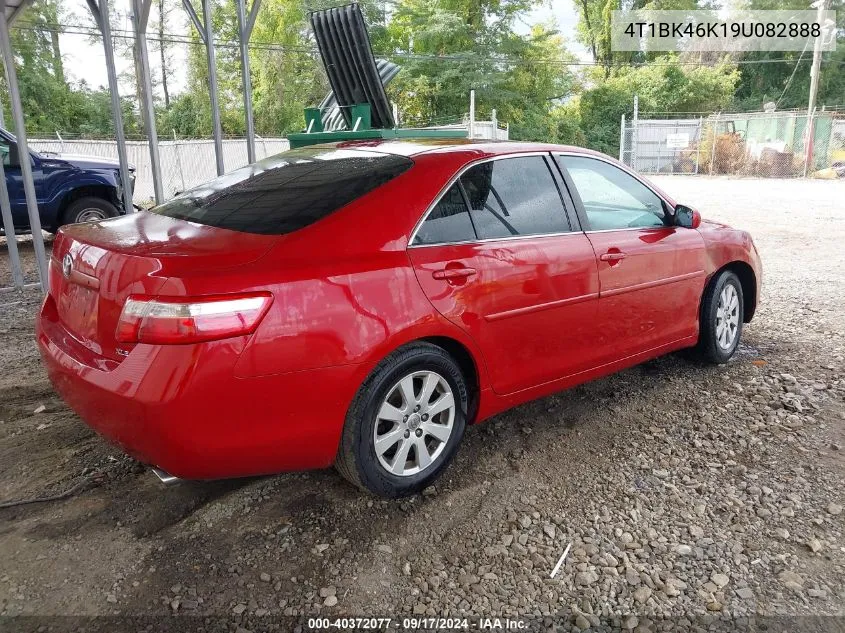 4T1BK46K19U082888 2009 Toyota Camry Xle V6