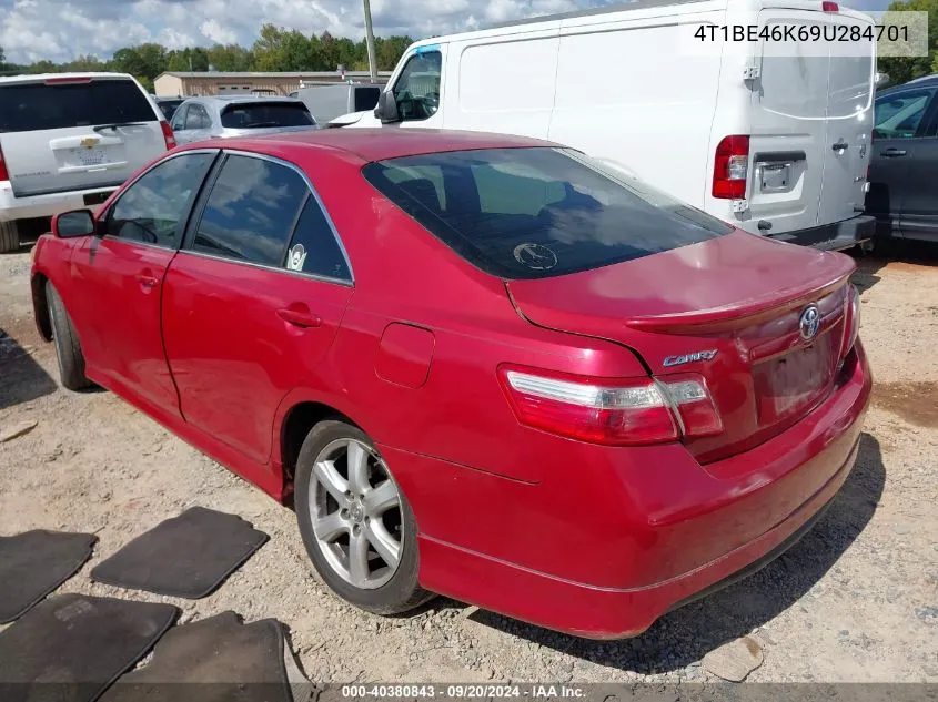 4T1BE46K69U284701 2009 Toyota Camry Se