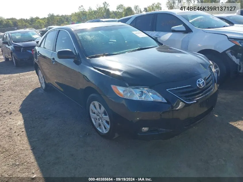 2009 Toyota Camry Xle VIN: 4T4BE46K39R137127 Lot: 40385654