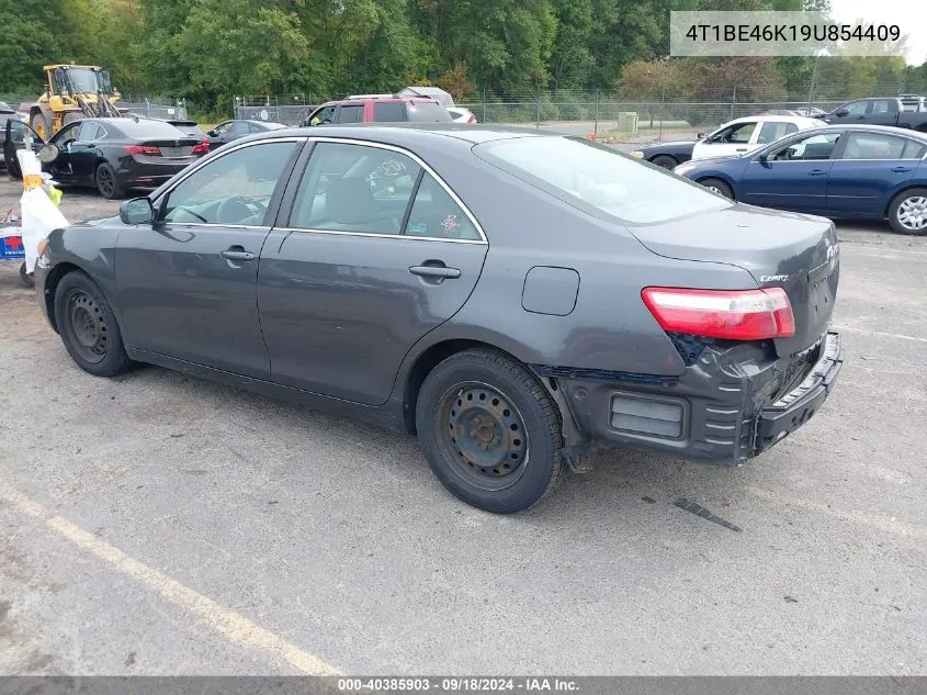 2009 Toyota Camry Se/Le/Xle VIN: 4T1BE46K19U854409 Lot: 40385903