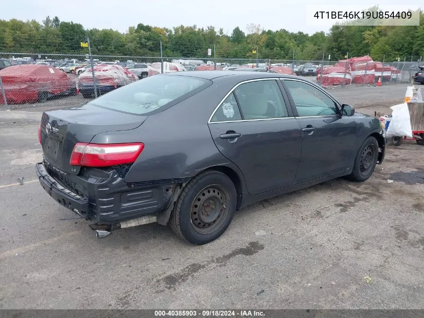 2009 Toyota Camry Se/Le/Xle VIN: 4T1BE46K19U854409 Lot: 40385903