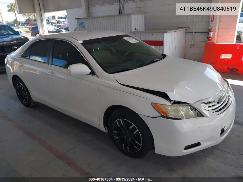 4T1BE46K49U840519 2009 Toyota Camry Le