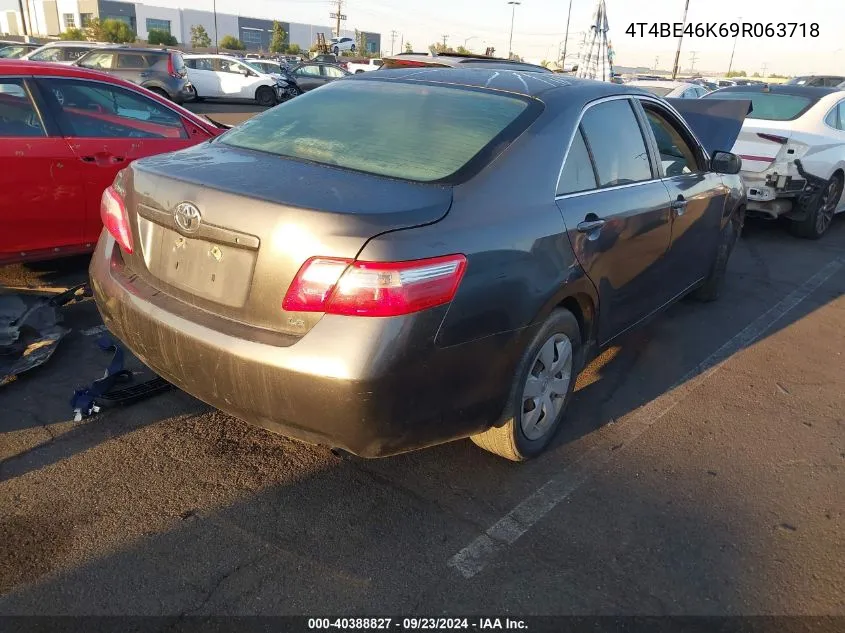 2009 Toyota Camry Le VIN: 4T4BE46K69R063718 Lot: 40388827