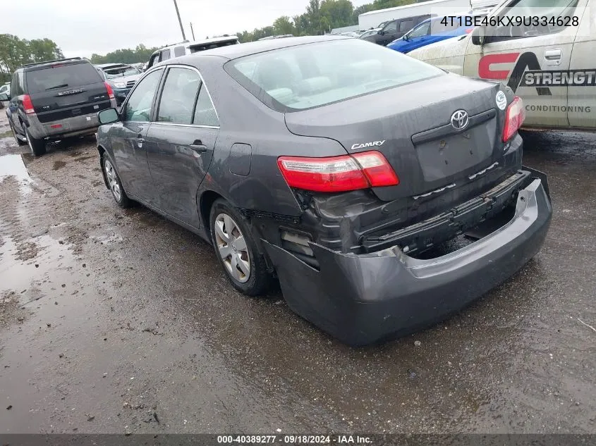 2009 Toyota Camry Le VIN: 4T1BE46KX9U334628 Lot: 40389277