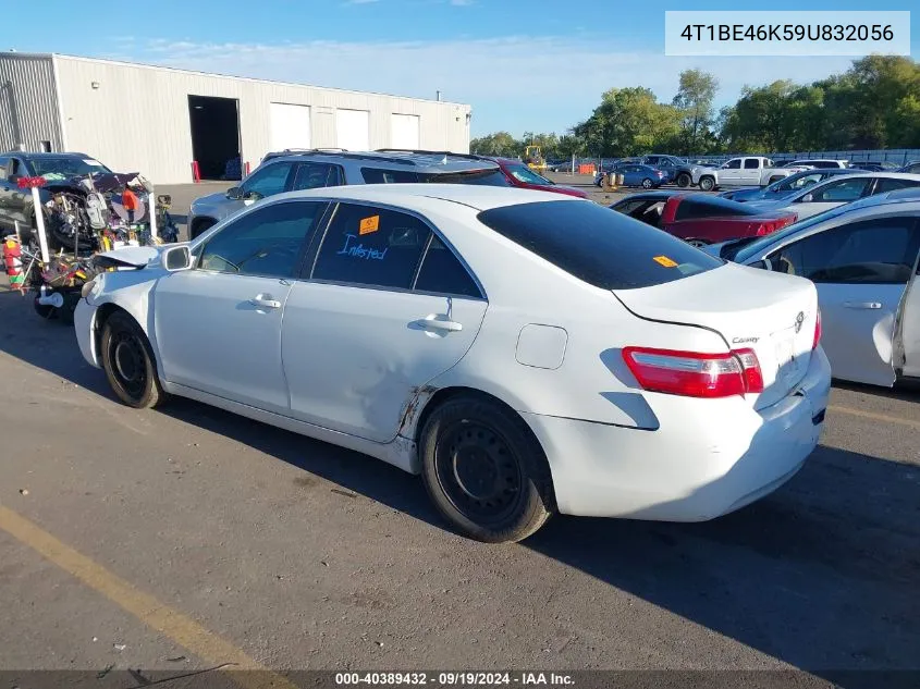 2009 Toyota Camry Le VIN: 4T1BE46K59U832056 Lot: 40389432